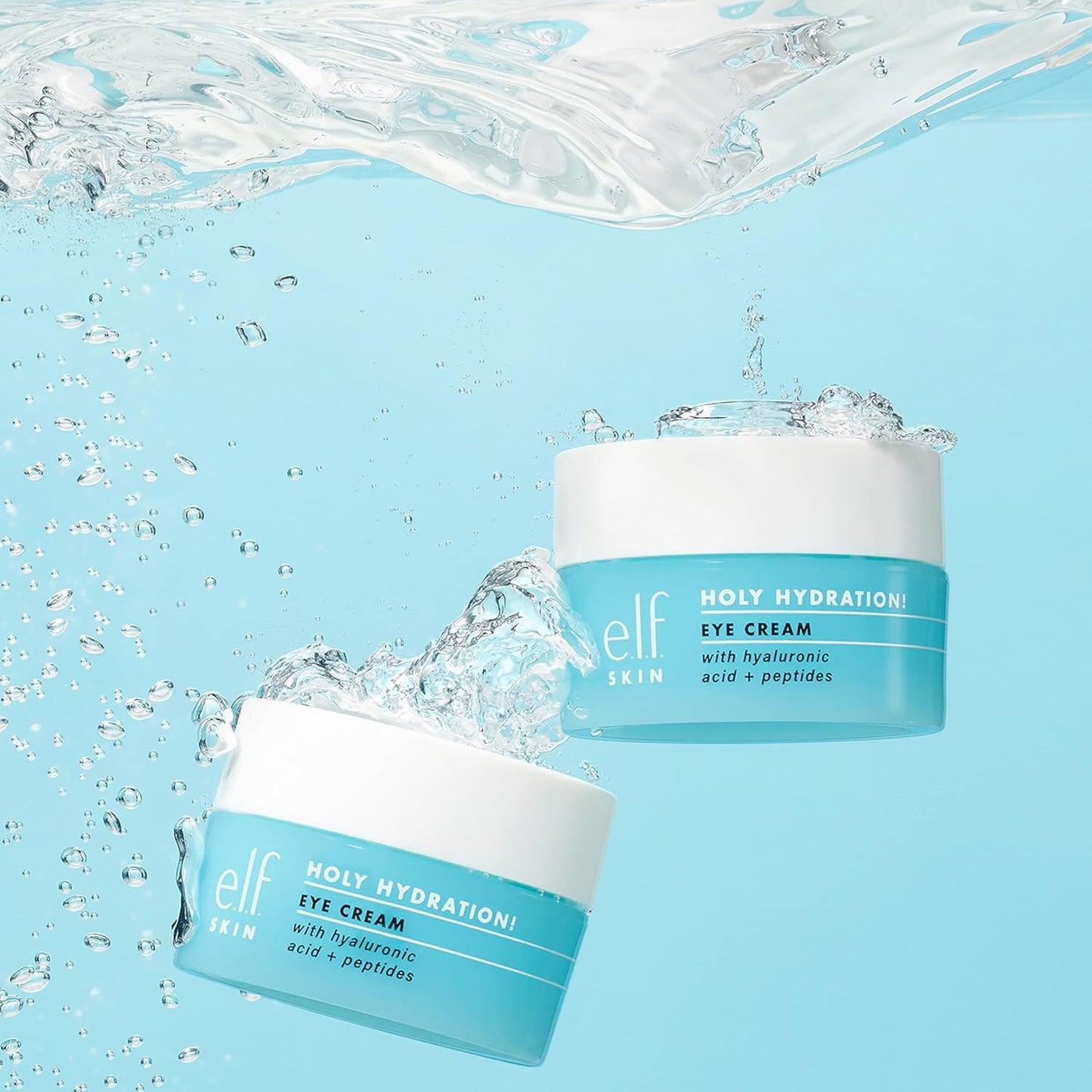 SKIN Holy Hydration! Eye Cream Mini, Rich Hydrating Eye Cream for Minimizing Dark Circles, Infused with Hyaluronic Acid, Vegan & Cruelty-Free