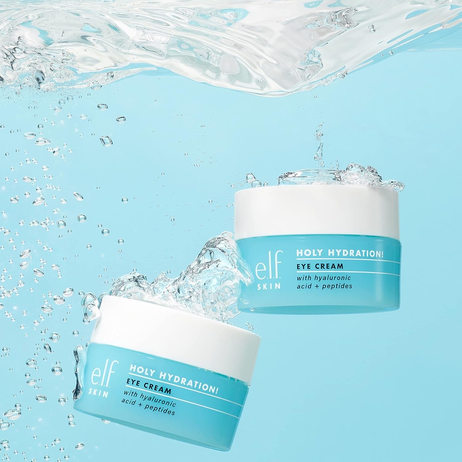 SKIN Holy Hydration! Eye Cream Mini, Rich Hydrating Eye Cream for Minimizing Dark Circles, Infused with Hyaluronic Acid, Vegan & Cruelty-Free