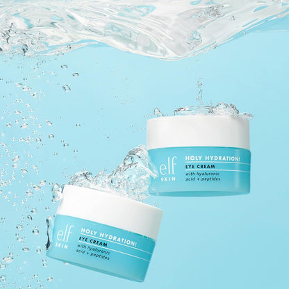 SKIN Holy Hydration! Eye Cream Mini, Rich Hydrating Eye Cream for Minimizing Dark Circles, Infused with Hyaluronic Acid, Vegan & Cruelty-Free