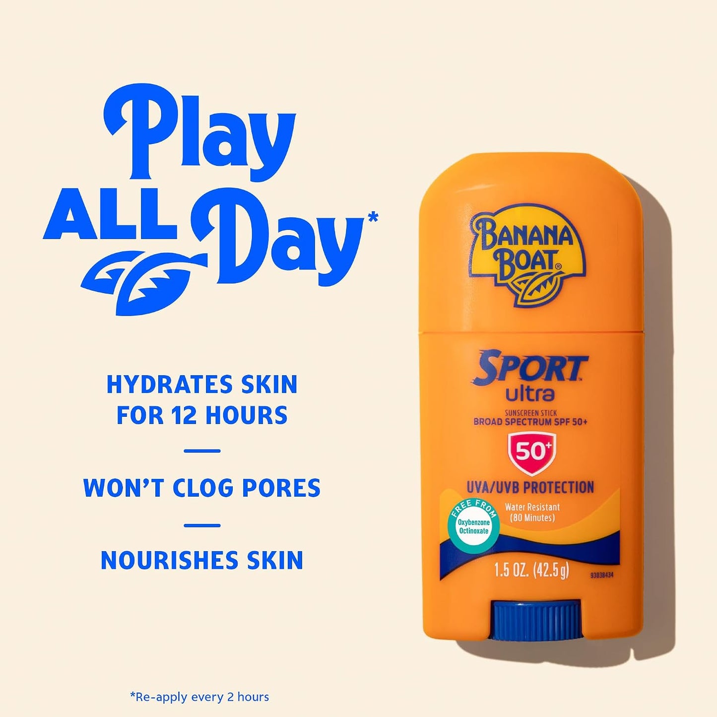 Sport SPF 50 Sunscreen Stick, 1.5 Oz